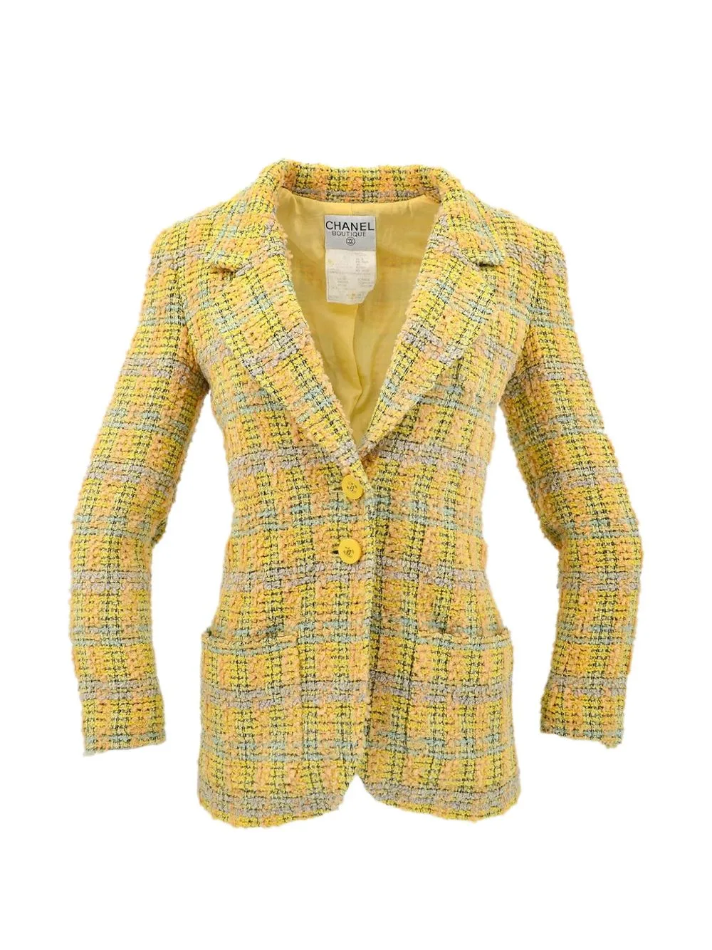 1994 Single-Breasted Tweed Jacket by CHANEL Pre-Owned