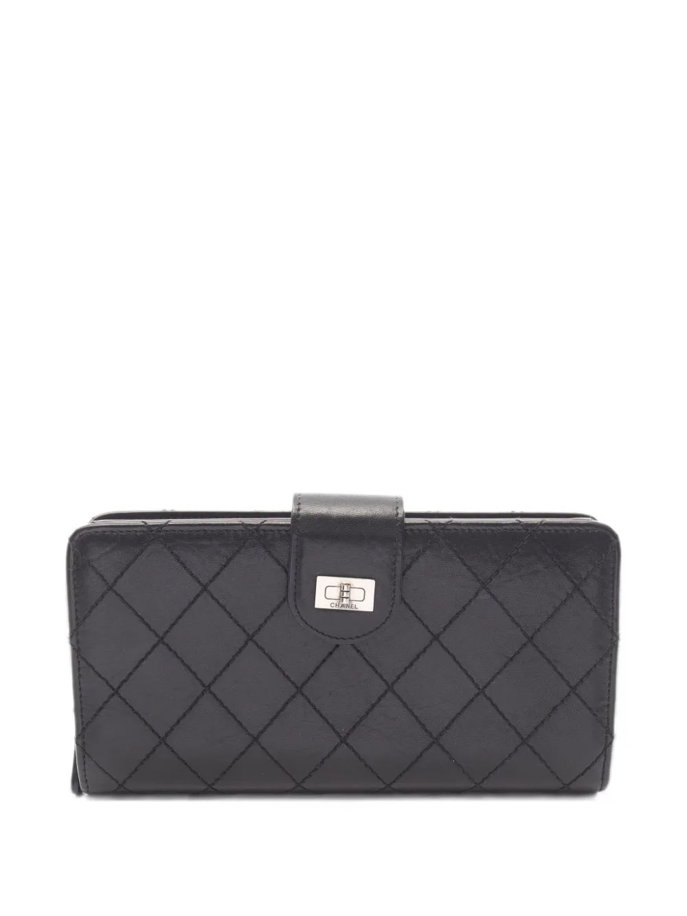 2012 2.55 Matelassé Long Wallet by CHANEL Pre-Owned