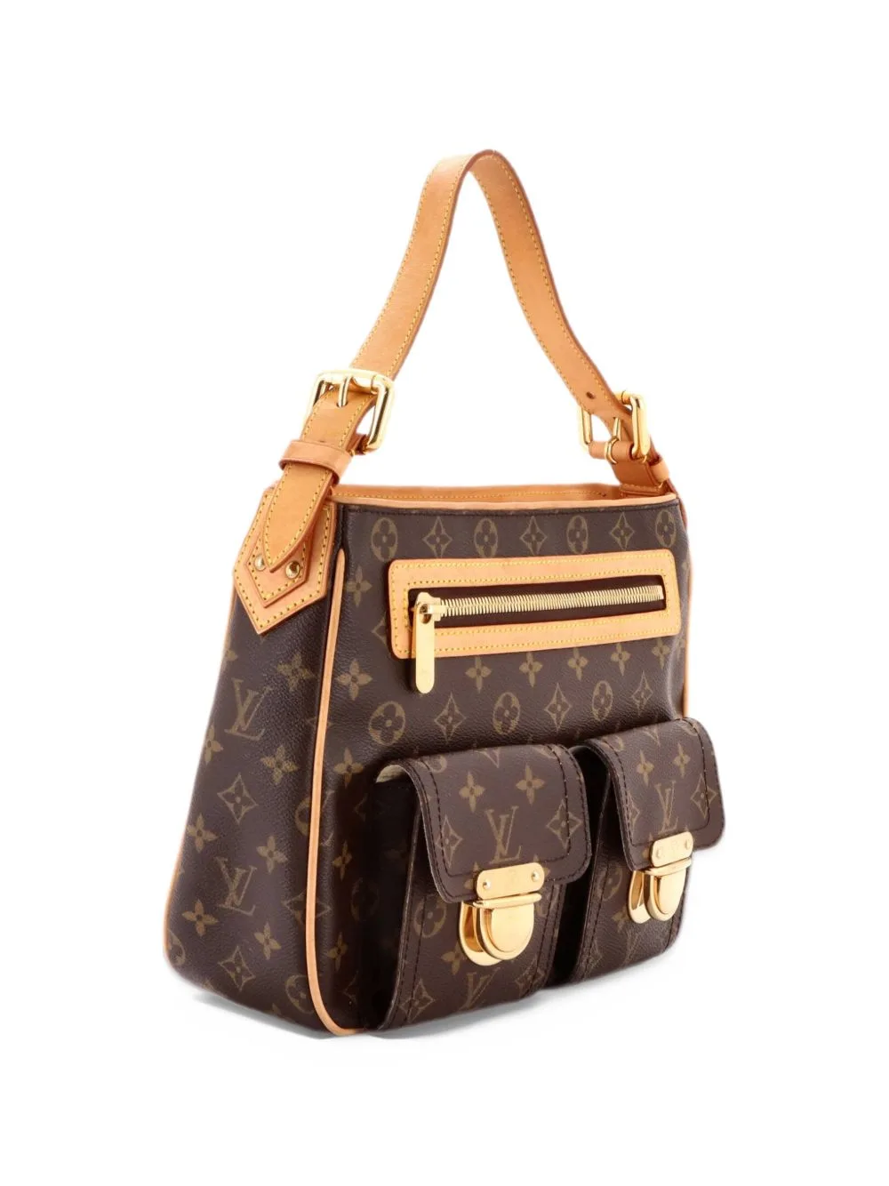 Hudson Handbag Monogram Canvas GM Shoulder Bag by Louis Vuitton Pre-Owned