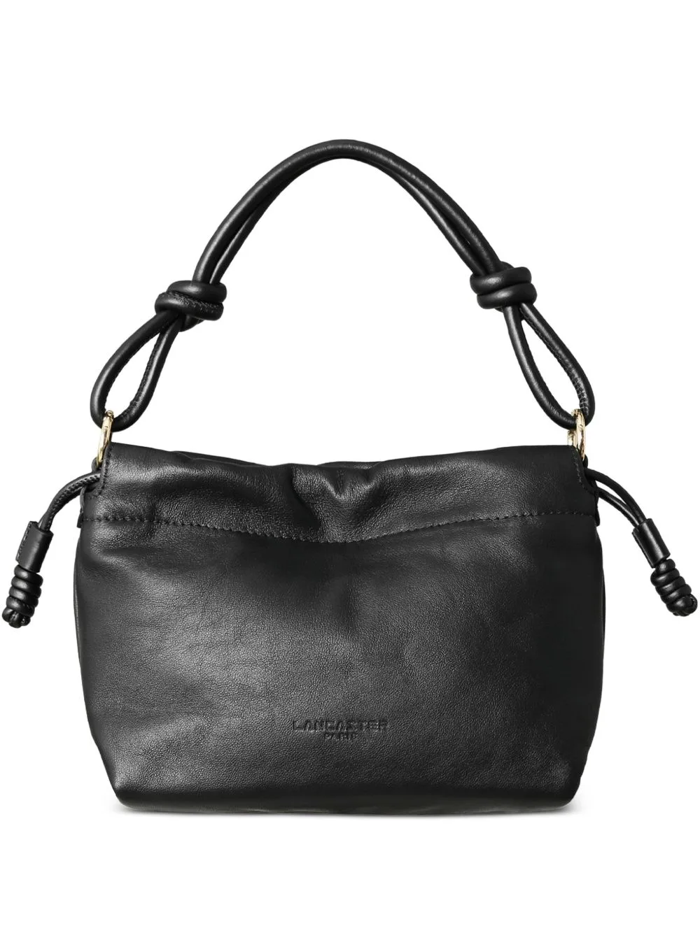 Knotted-Handle Drawstring Shoulder Bag by Lancaster