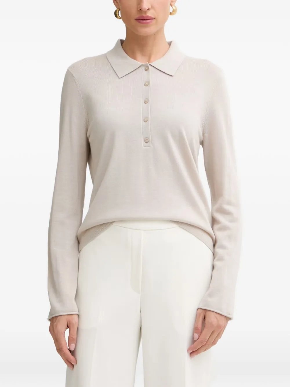 Long-Sleeve Polo Shirt by Marc O'Polo
