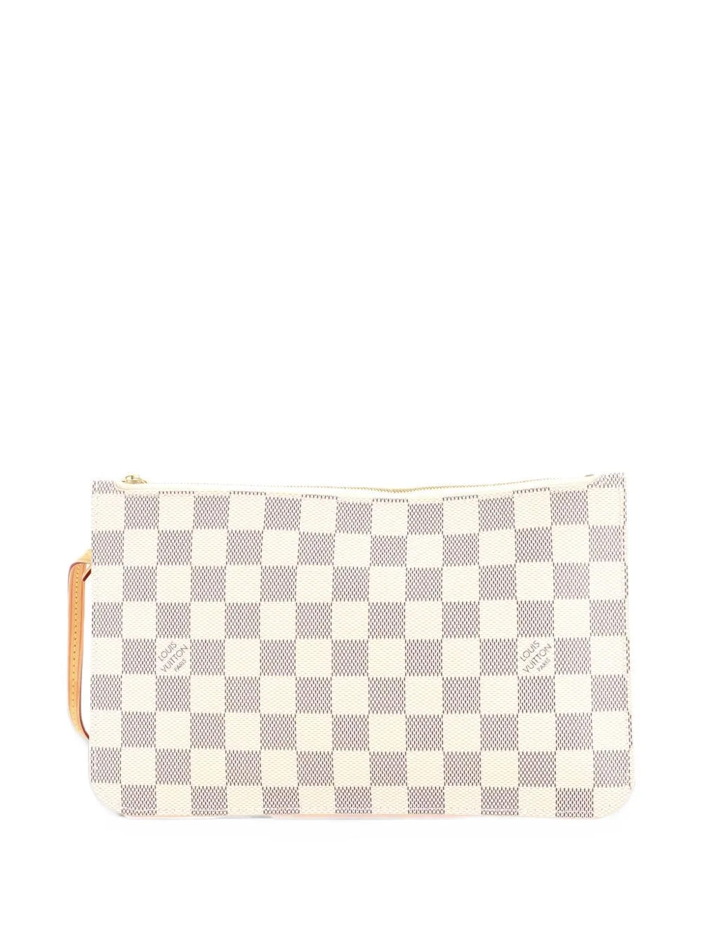 Neverfull Pochette Damier Large Pouch by Louis Vuitton Pre-Owned