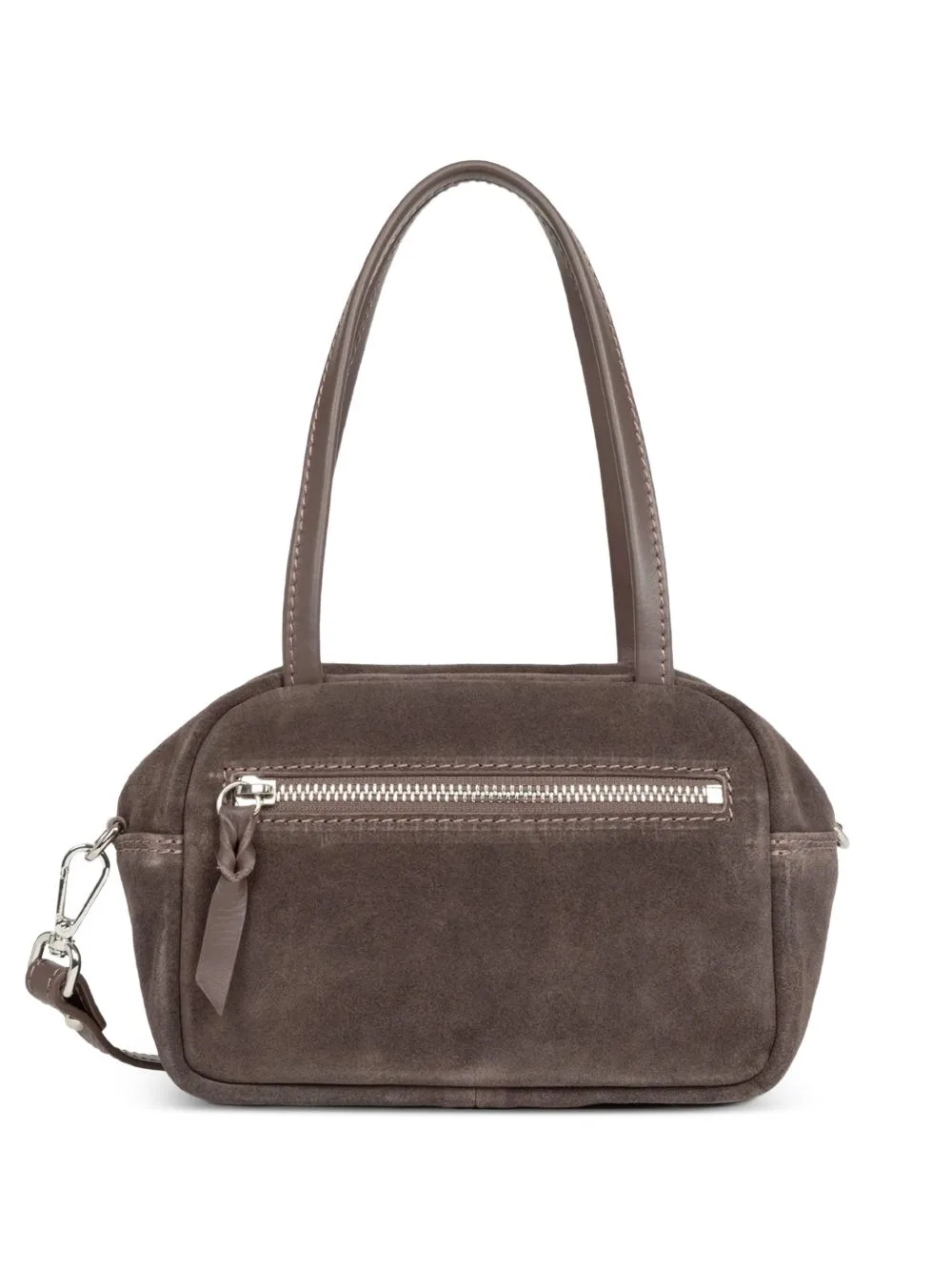 Suède IT Suede Zip-Fastening Shoulder Bag by Lancaster