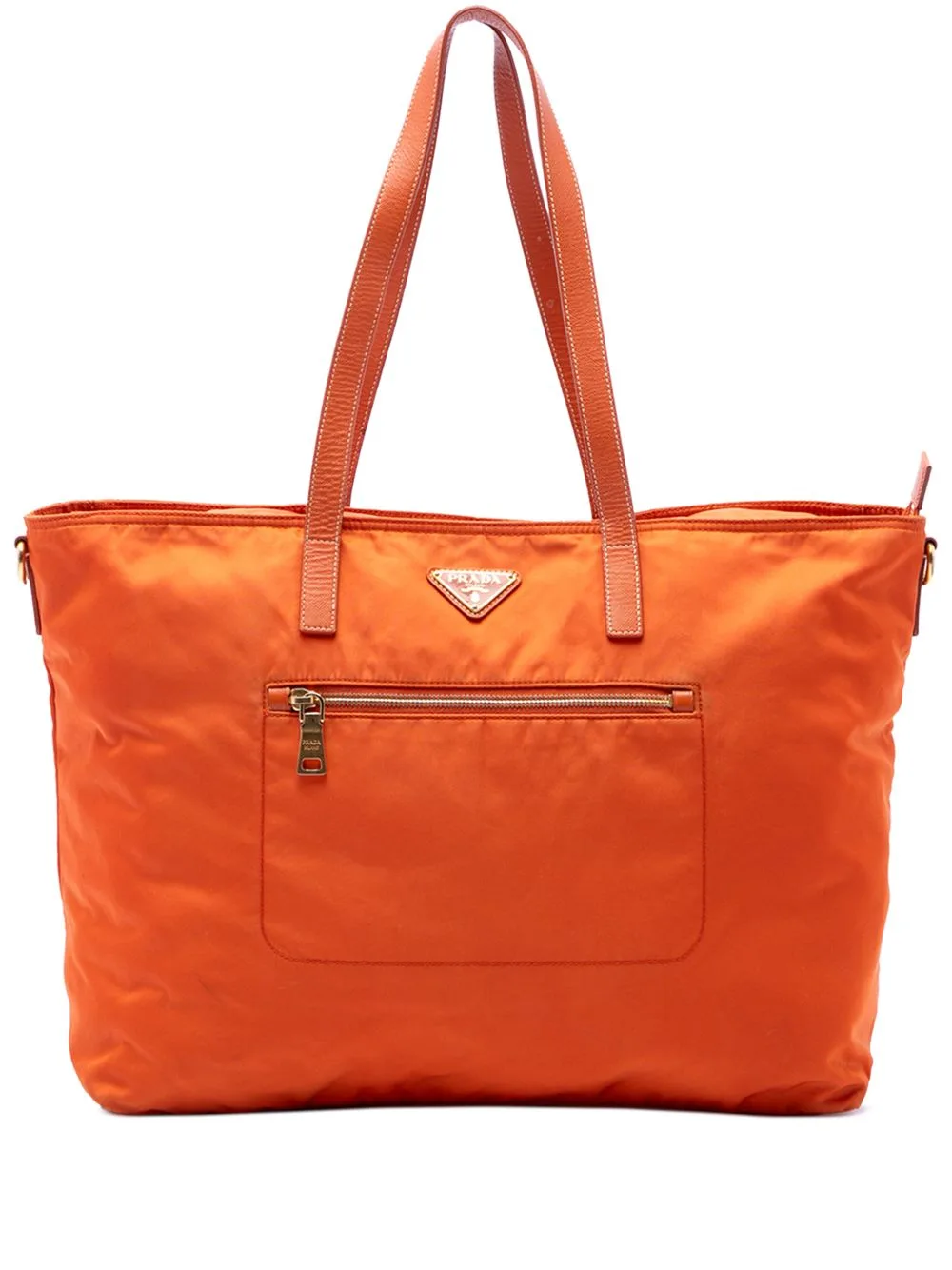 2013-2026 Saffiano Trimmed Tessuto Satchel by Prada Pre-Owned