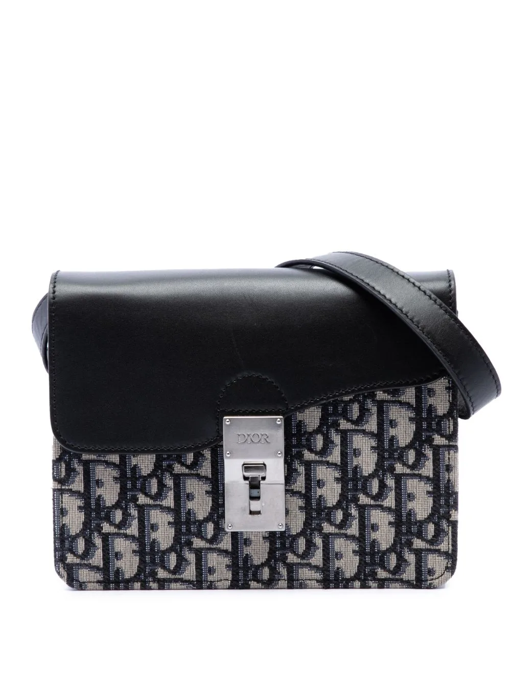 2020 Mini Oblique Canvas Saddle Convertible Belt Pouch Crossbody Bag by Christian Dior Pre-Owned