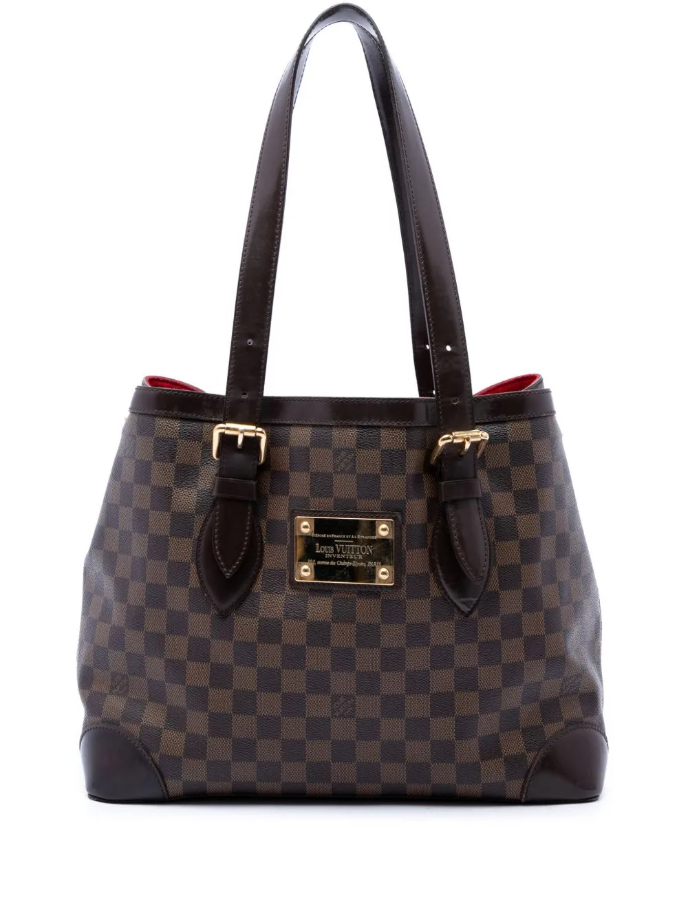 1990-2010 Damier Ebene Hampstead mm Tote Bag by Louis Vuitton Pre-Owned