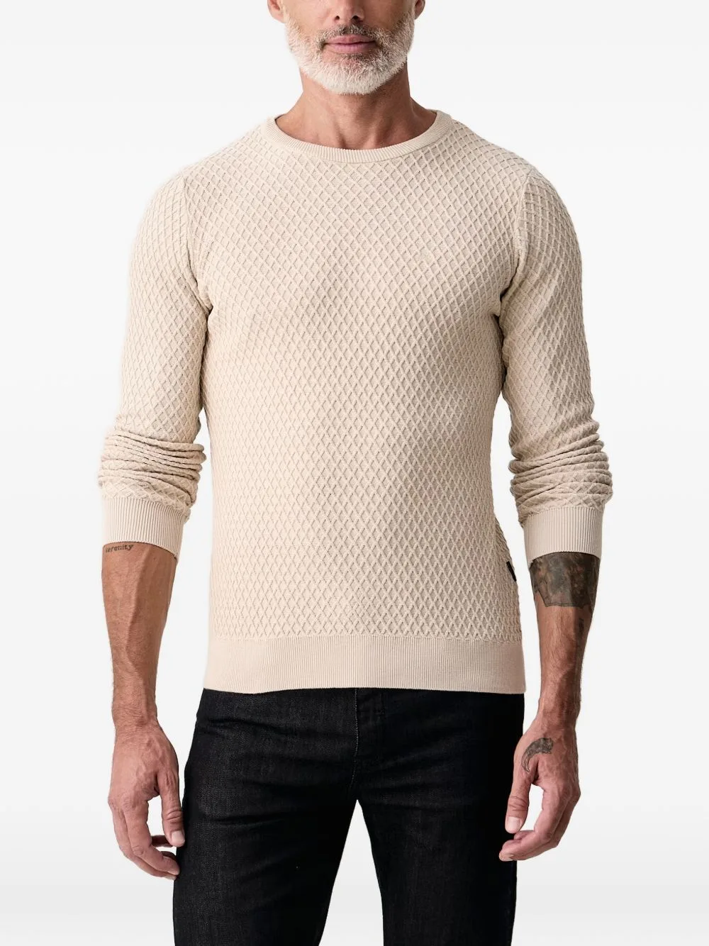 Textured-Knit Sweater