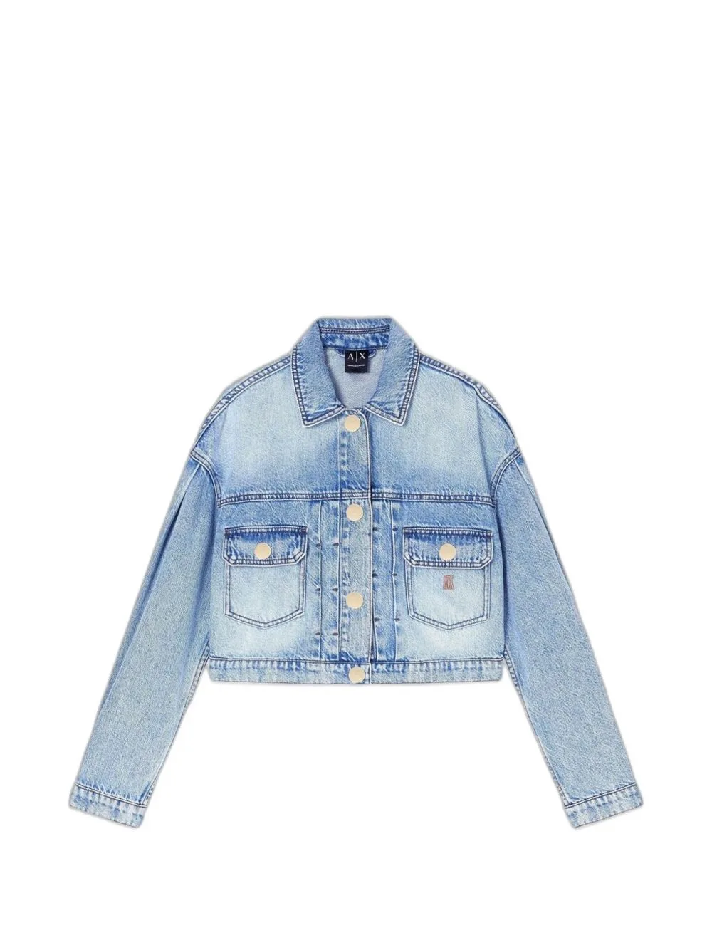 Cropped Denim Jacket by Armani Exchange