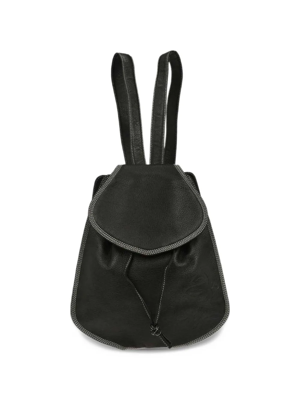 Contrast-Stitch Leather Backpack by Loewe Pre-Owned