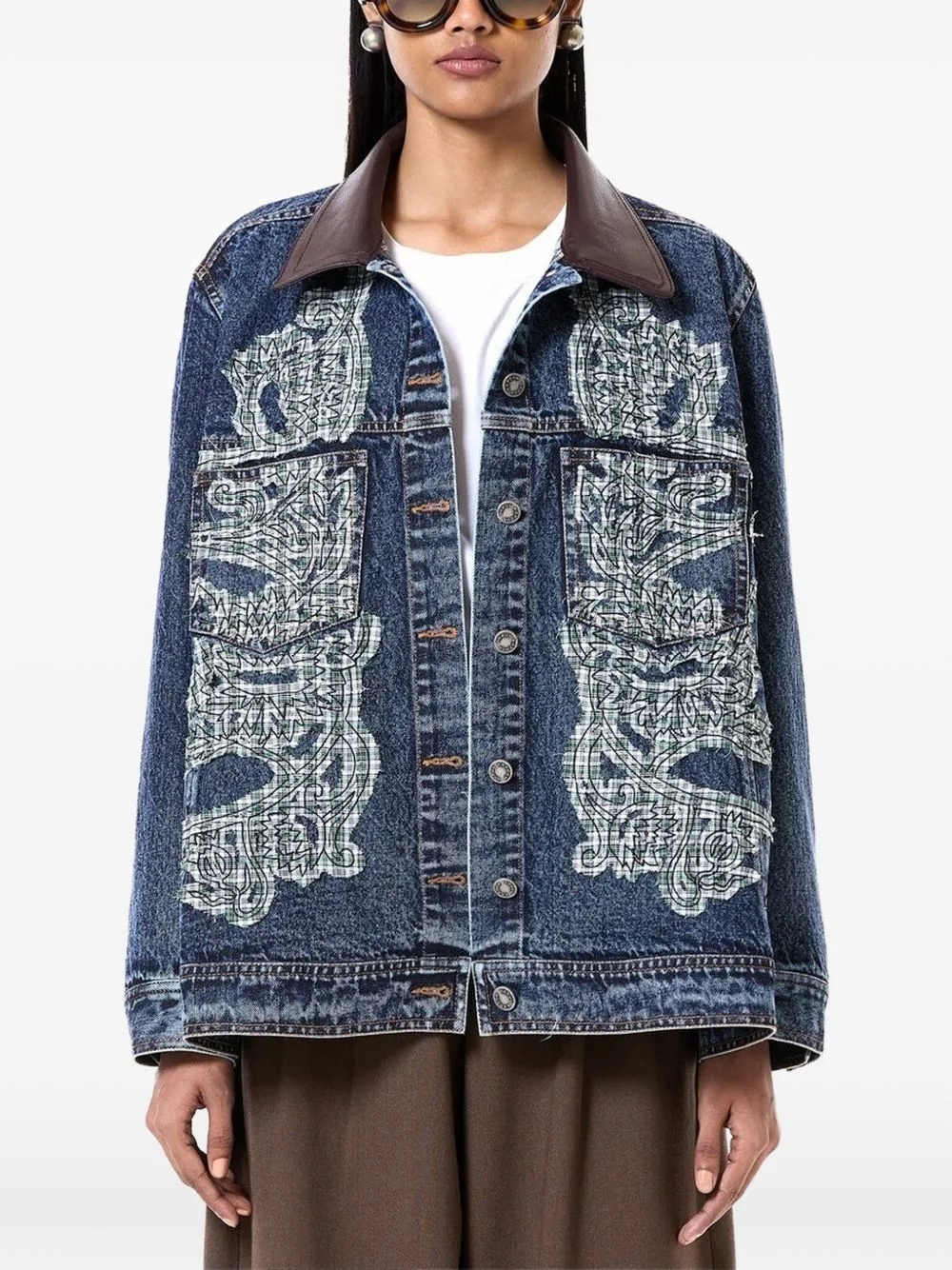 Appliqué Denim Jacket by DHRUV KAPOOR