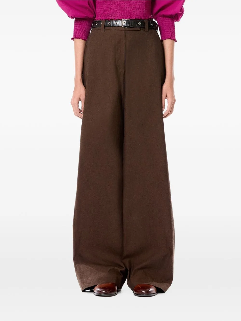 Structured Wide-Leg Trousers by DHRUV KAPOOR