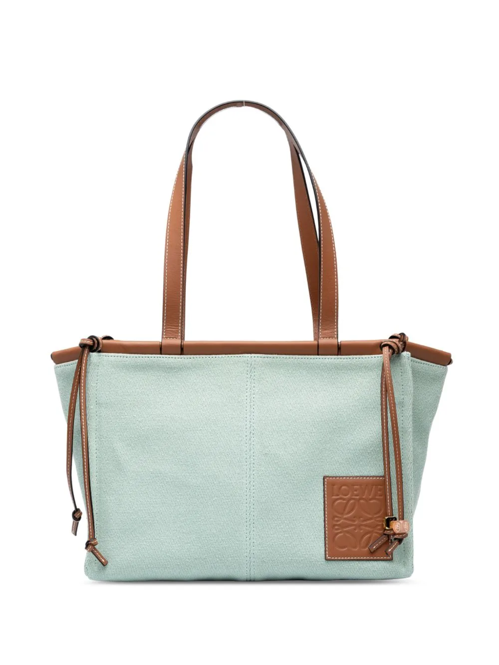 2019 Small Canvas Cushion Tote Bag by Loewe Pre-Owned