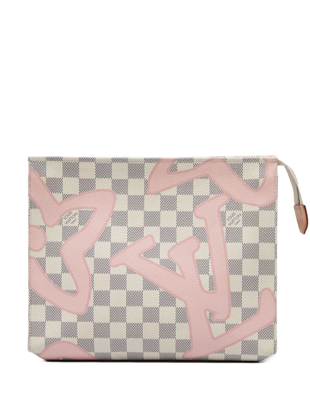 2017 Damier Azur Tahitienne Toiletry Pouch Clutch Bag by Louis Vuitton Pre-Owned