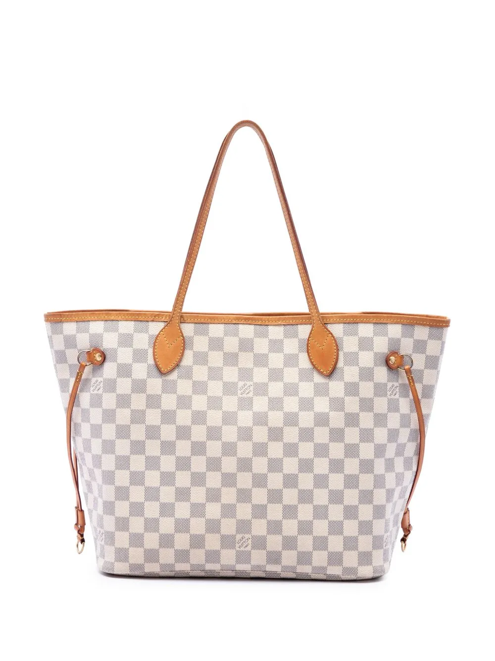 2012 Damier Azur Neverfull mm Tote Bag by Louis Vuitton Pre-Owned