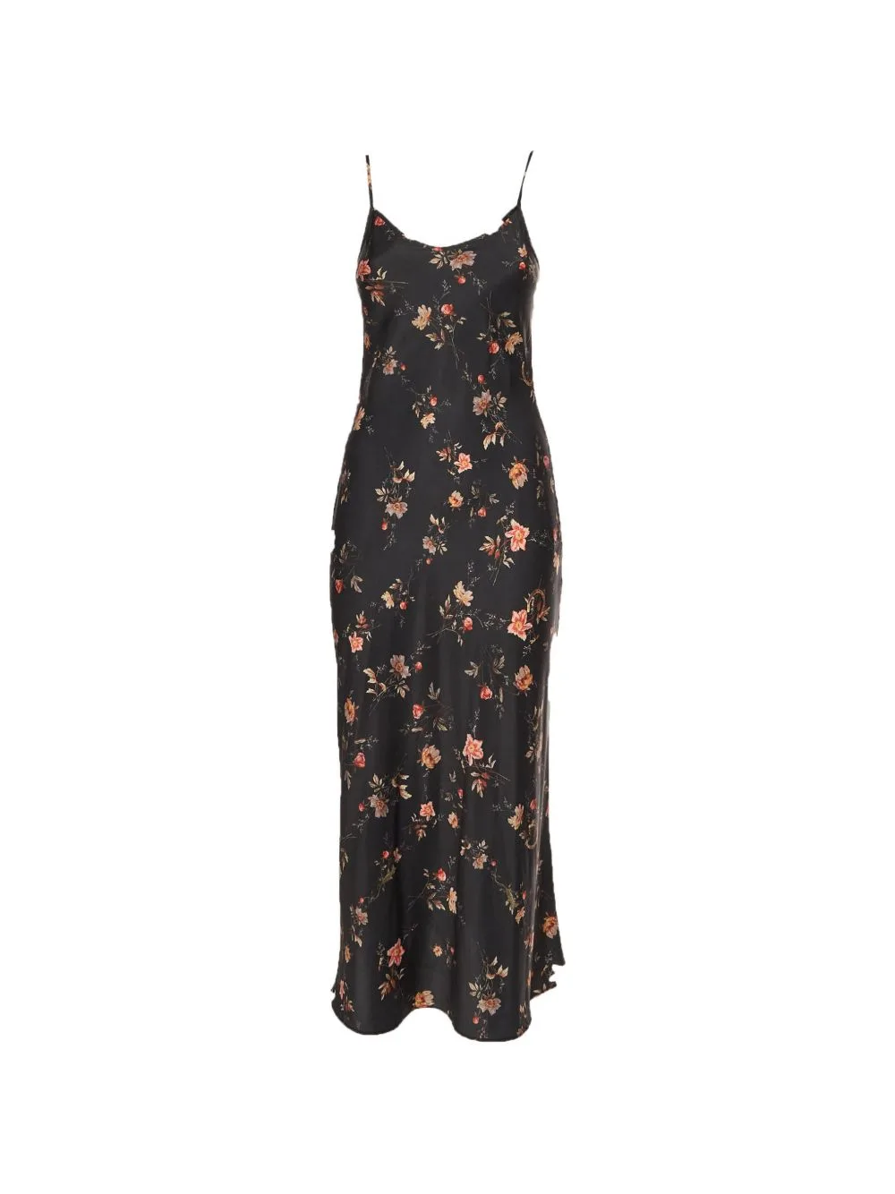 Bryony Tanana Floral-Print Slip Midi Dress by AllSaints