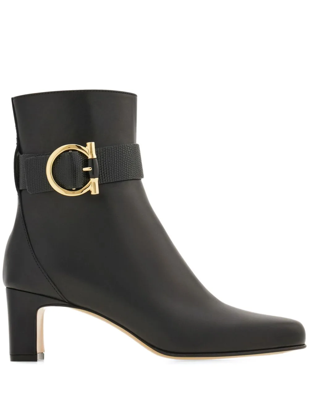 Gancini-Ornament Ankle Boots by Ferragamo