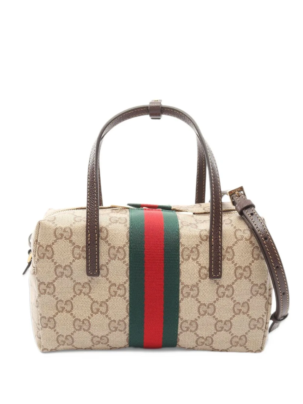 GG Supreme Web-Stripe Travel Bag by Gucci Pre-Owned
