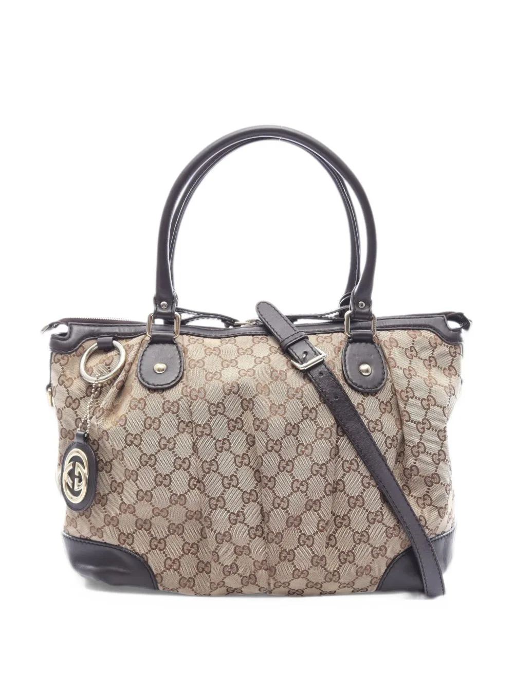 2000s Sukey GG Canvas Tote Bag by Gucci Pre-Owned