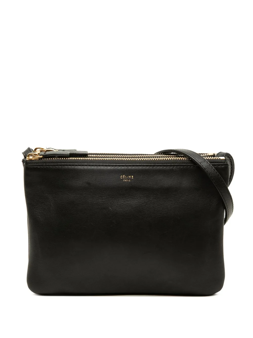 2013 Small Lambskin Trio Crossbody Bag by Celine Pre-Owned