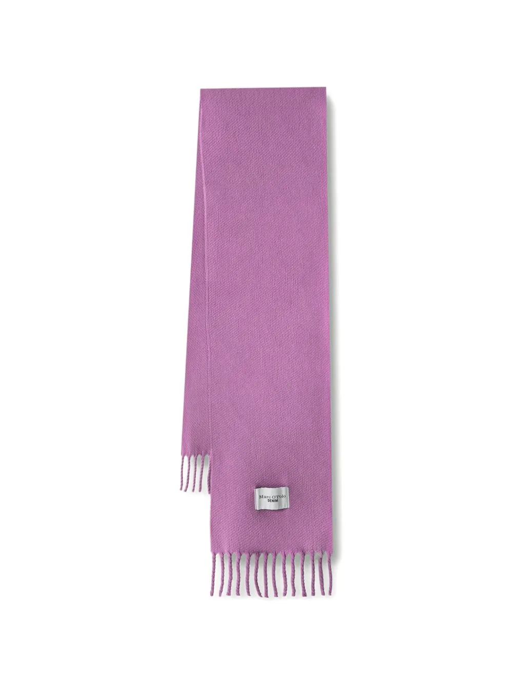 Fringed Logo-Patch Scarf by Marc O'Polo