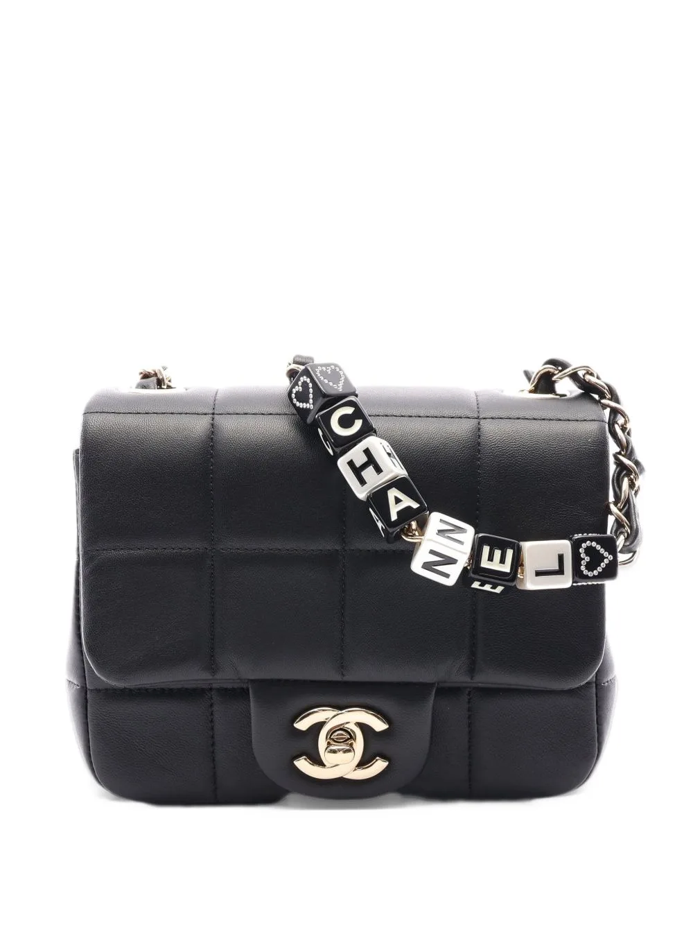 2021 Mini Chocolate Bar Crossbody Bag by CHANEL Pre-Owned