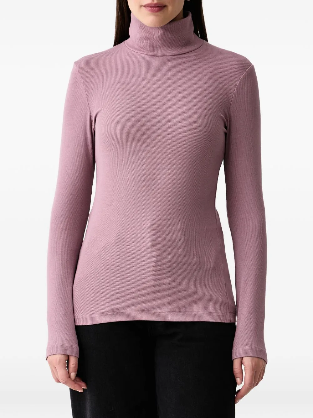 Ribbed-Knit Roll-Neck Top by Marc O'Polo