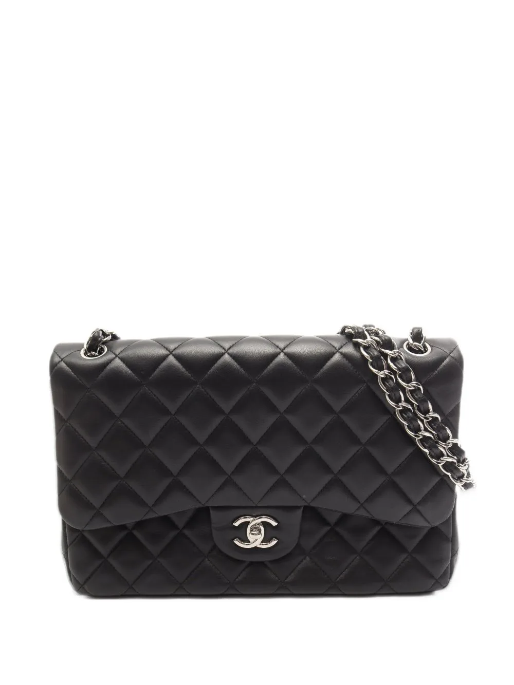 2015-2016 Large 30 Classic Decamatlassé Shoulder Bag by CHANEL Pre-Owned