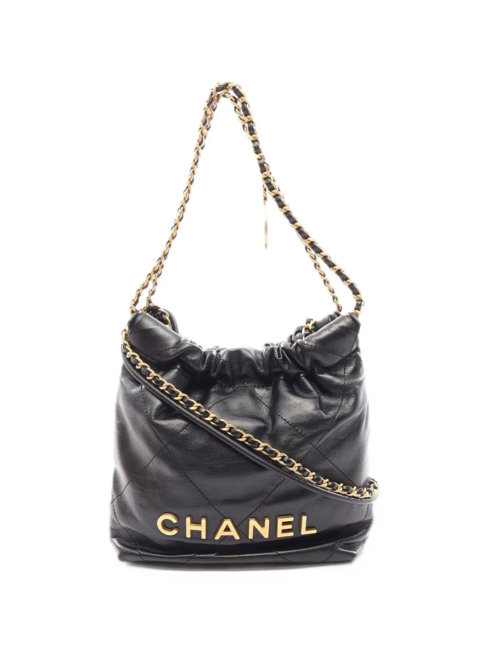 2021 Mini 22 Leather Tote Bag by CHANEL Pre-Owned