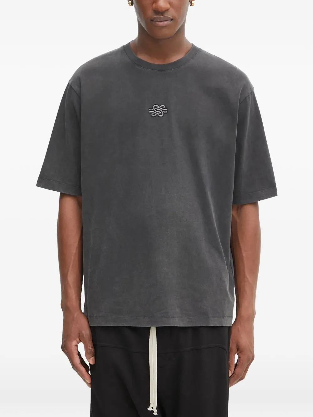 Logo-Patch Cotton T-Shirt by Filling Pieces