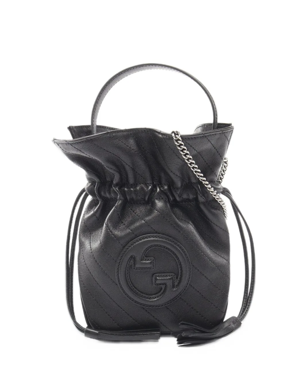 Blondie Quilted Leather Bucket Bag by Gucci Pre-Owned