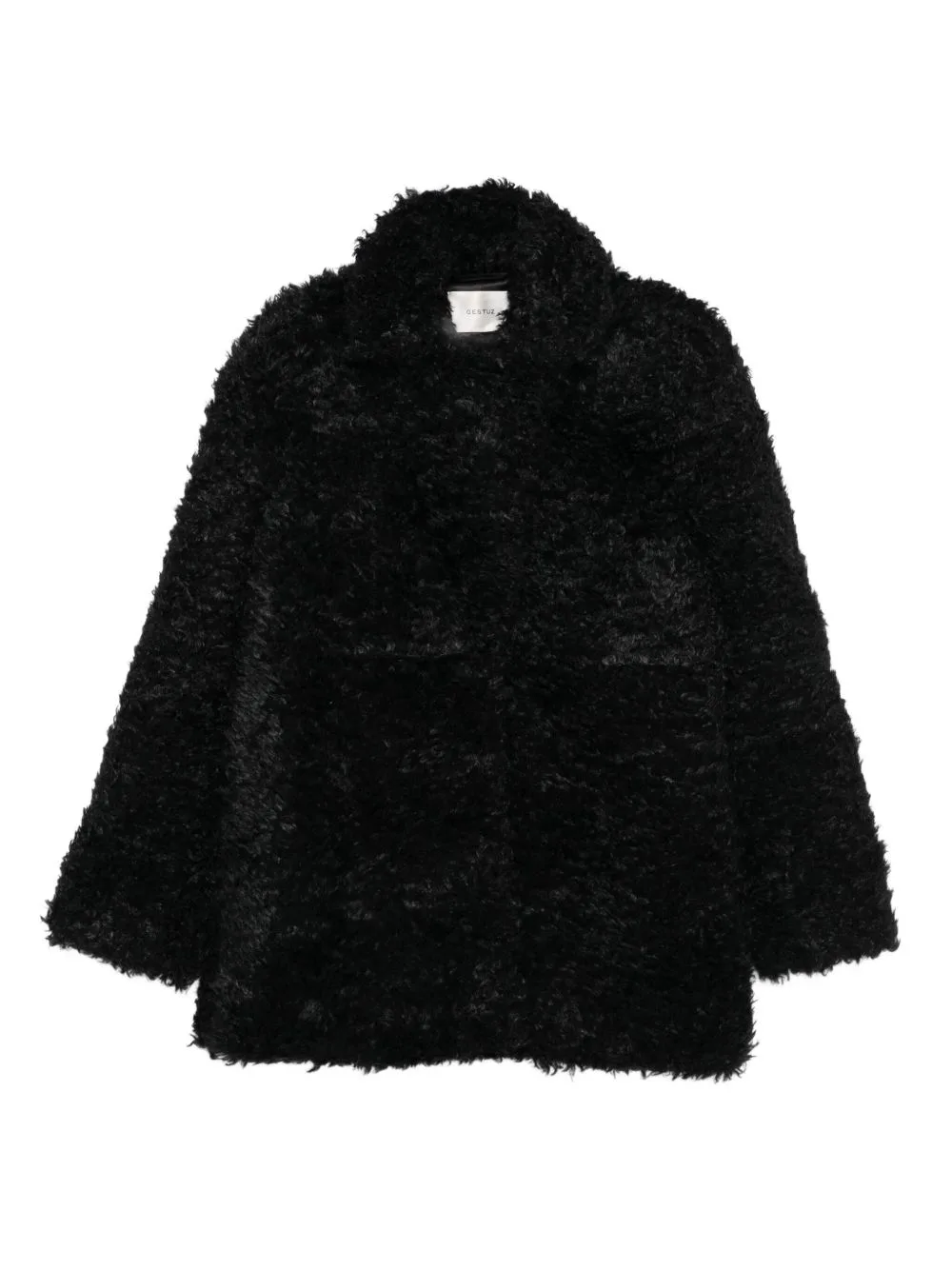 Long-Sleeve Textured Coat by Gestuz
