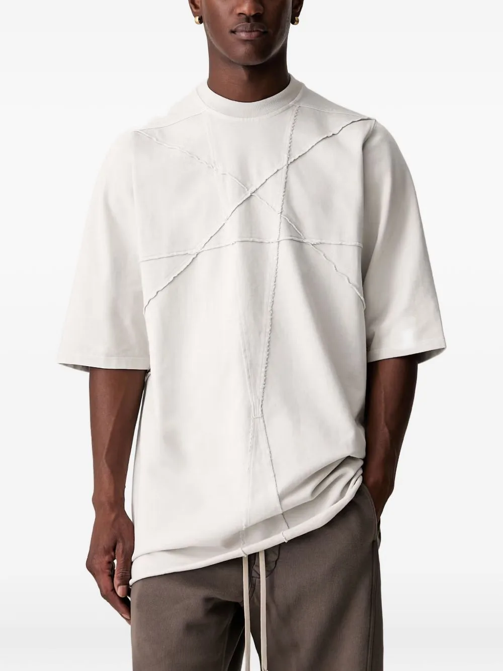 Pentagram-Stitch Short-Sleeve T-Shirt by Rick Owens DRKSHDW