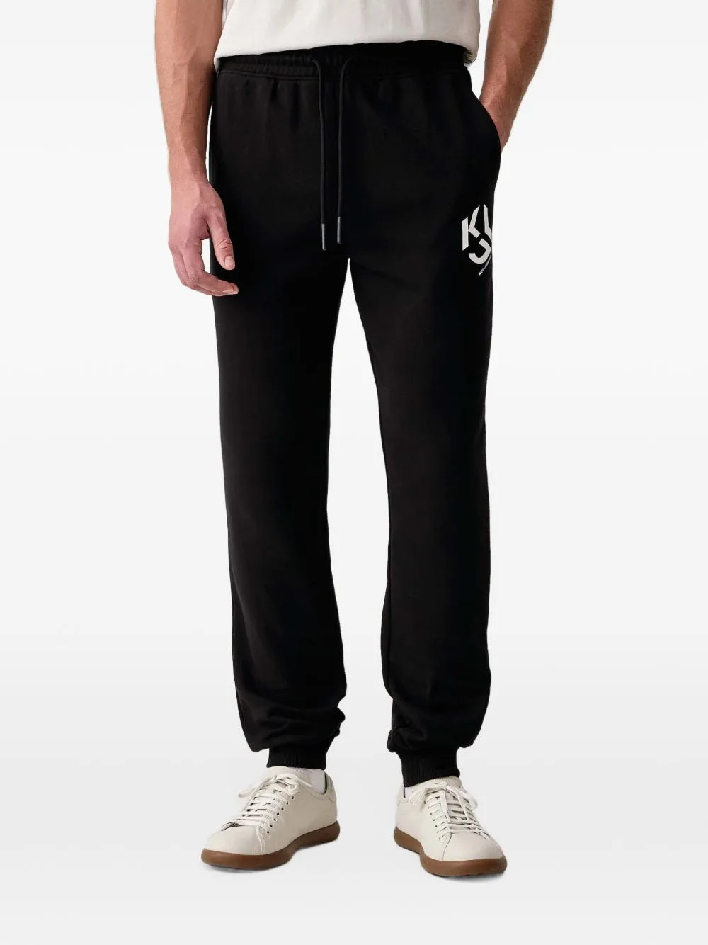 Logo-Print Track Pants by Karl Lagerfeld Jeans