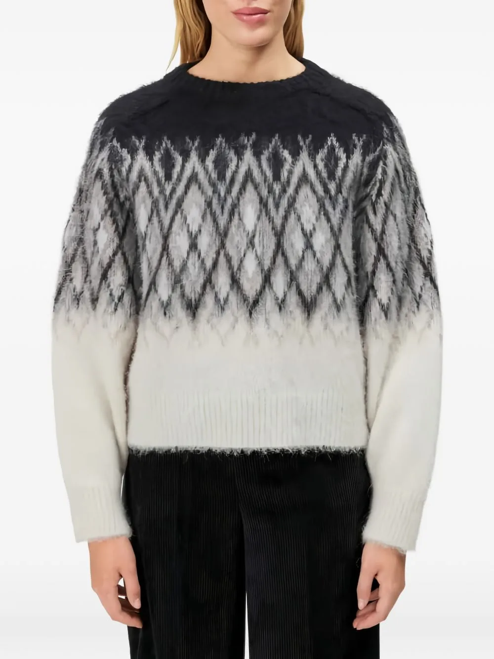 Ginnifer Argyle-Knit Sweater by Drykorn