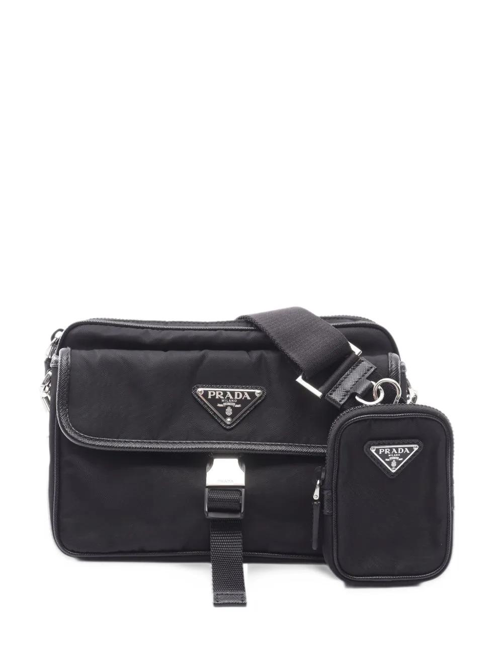 2010s Re-Nylon Tessuto Shoulder Bag