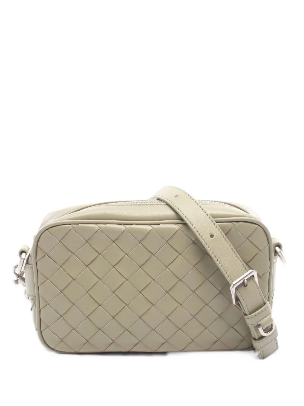 2010s Intrecciato Camera Shoulder Bag by Bottega Veneta Pre-Owned