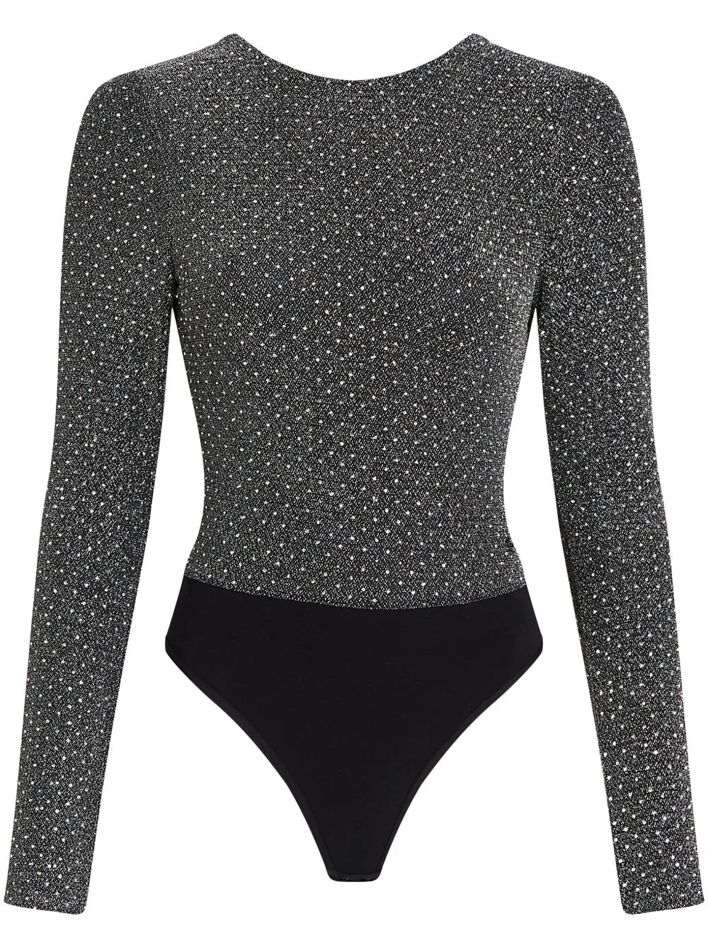 Crystal-Embellished Bodysuit by Karl Lagerfeld