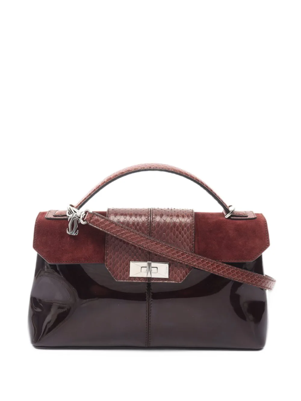 2010s Patent Leather Shoulder Bag by Cartier