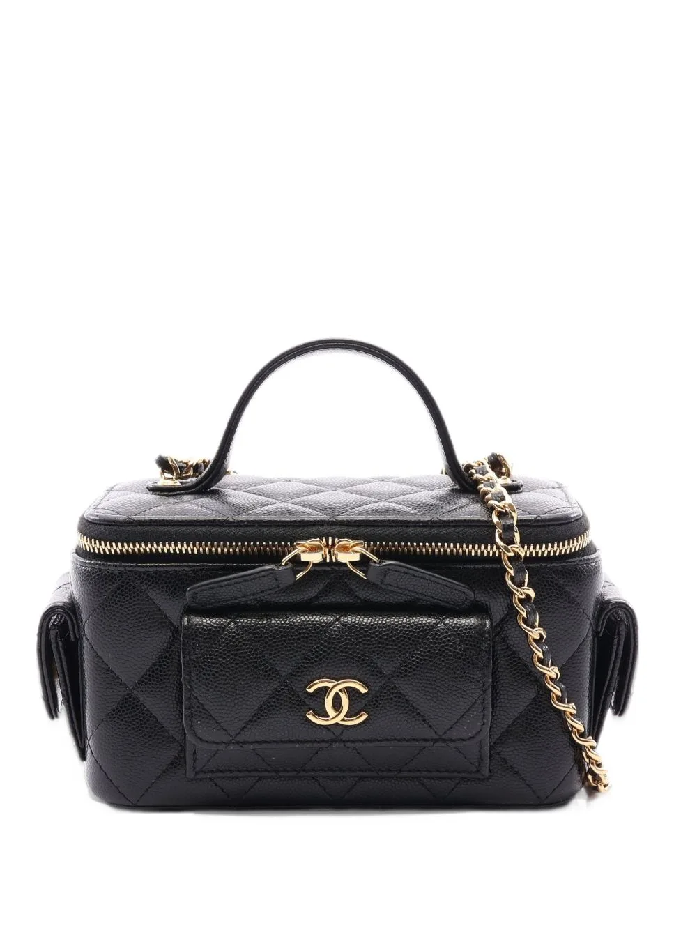 2021 Matelassé Chain-Link Vanity Mini Bag by CHANEL Pre-Owned