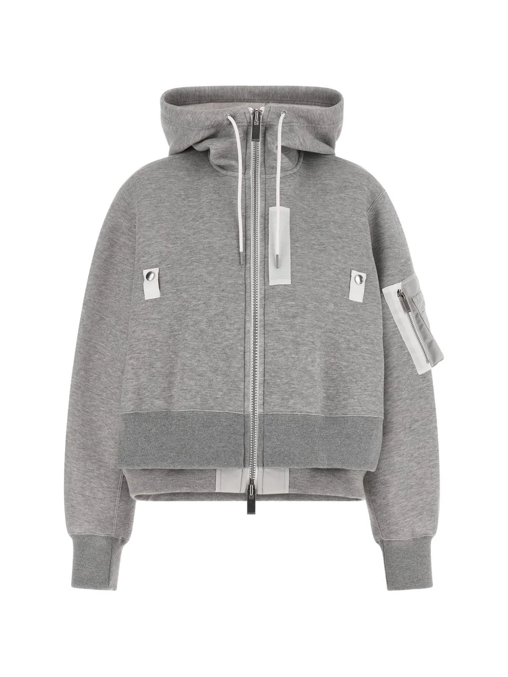 Sponge Zip-Up Hoodie by sacai