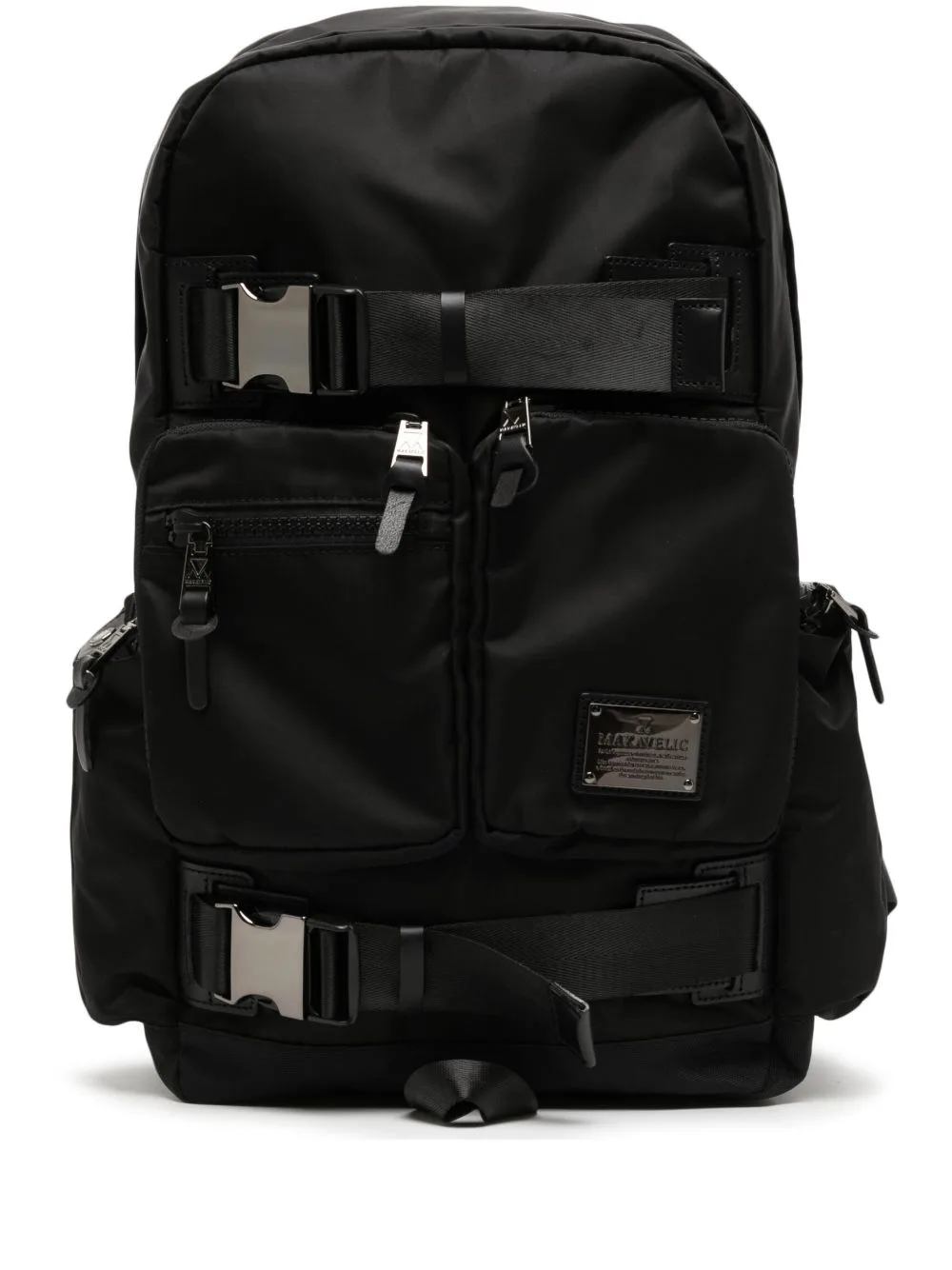 Multiple Zip-Fastening Pockets Backpack by Makavelic
