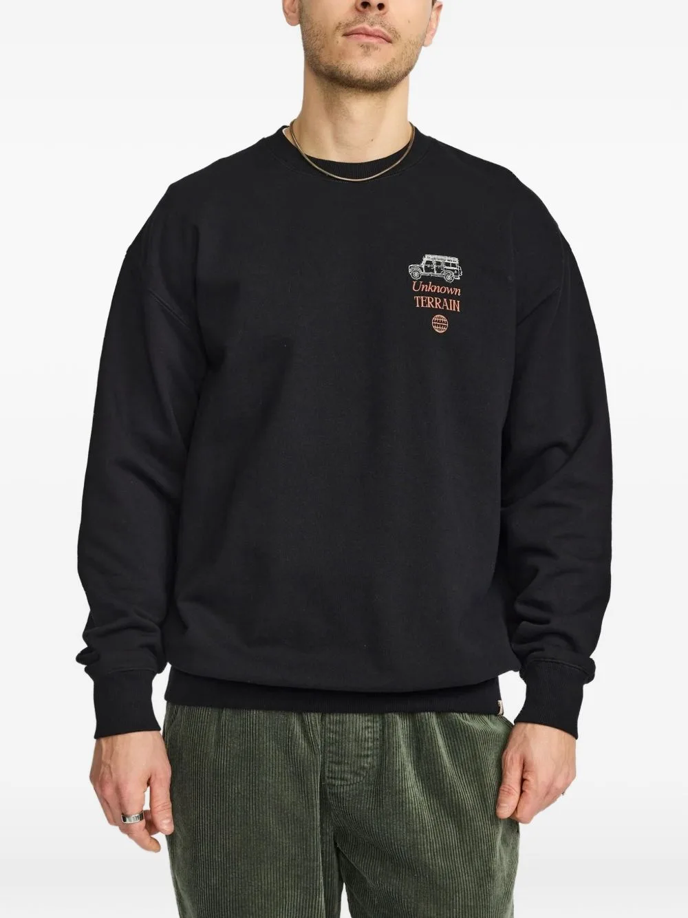 Graphic-Print Crew-Neck Sweatshirt by REVOLUTION