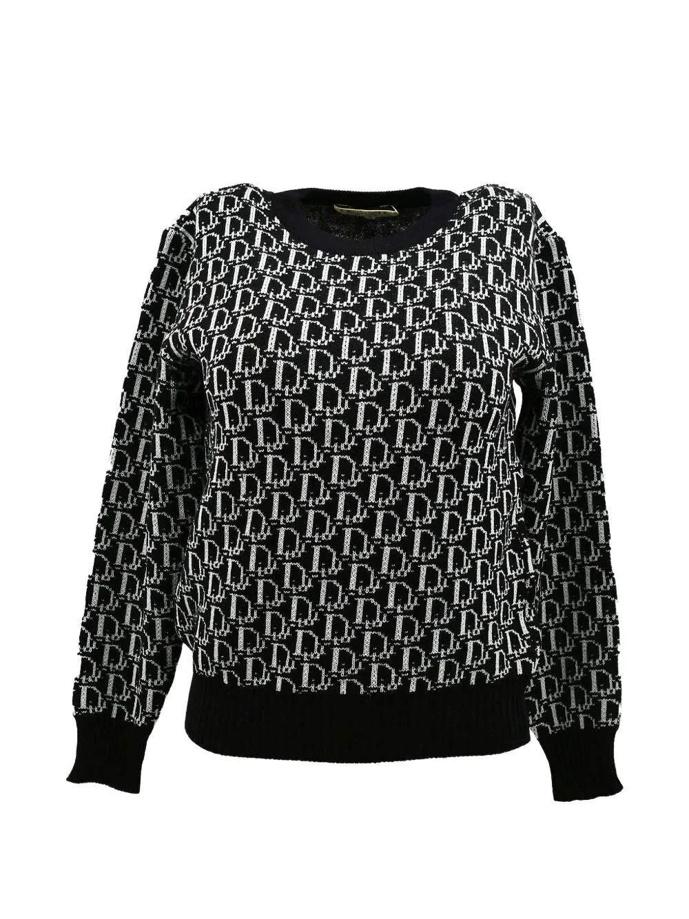 Oblique-Monogram Sweater by Christian Dior Pre-Owned
