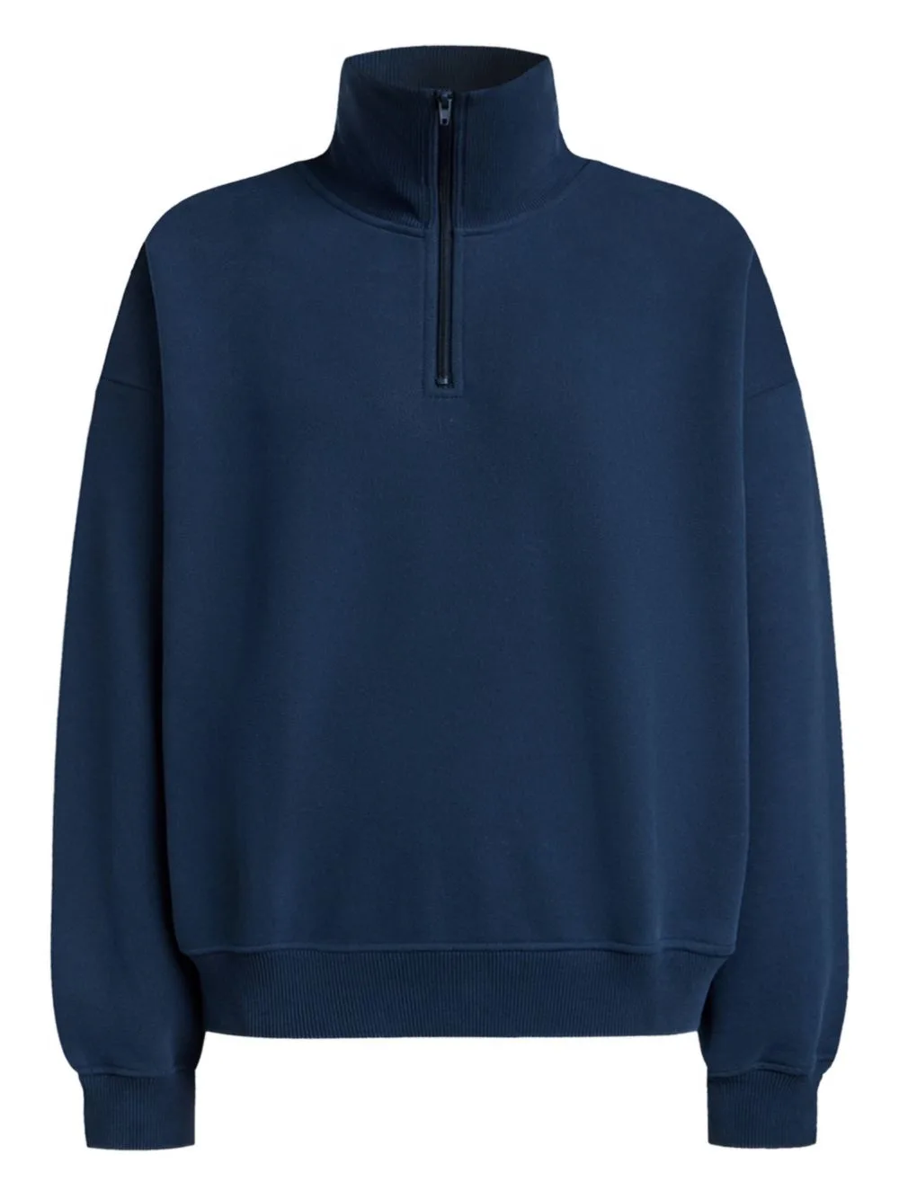 Half-Zip Terry Sweatshirt by 12 STOREEZ