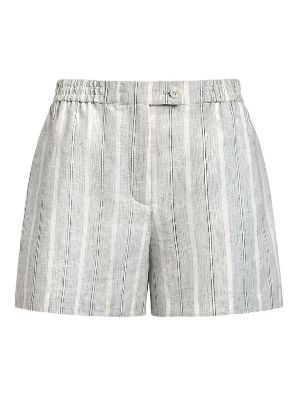 Striped Linen Shorts by 12 STOREEZ