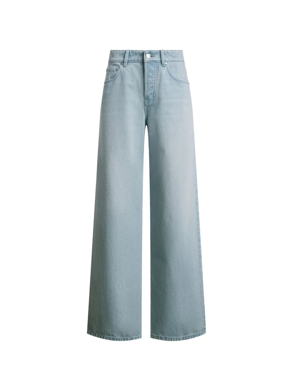 431 Button-Fastening Wide-Leg Jeans by 12 STOREEZ