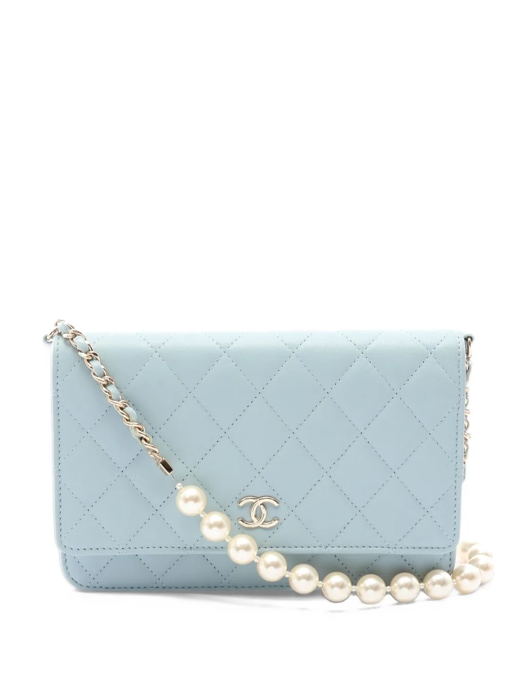 2021 Matelassé Pearl-Chain Shoulder Bag by CHANEL Pre-Owned