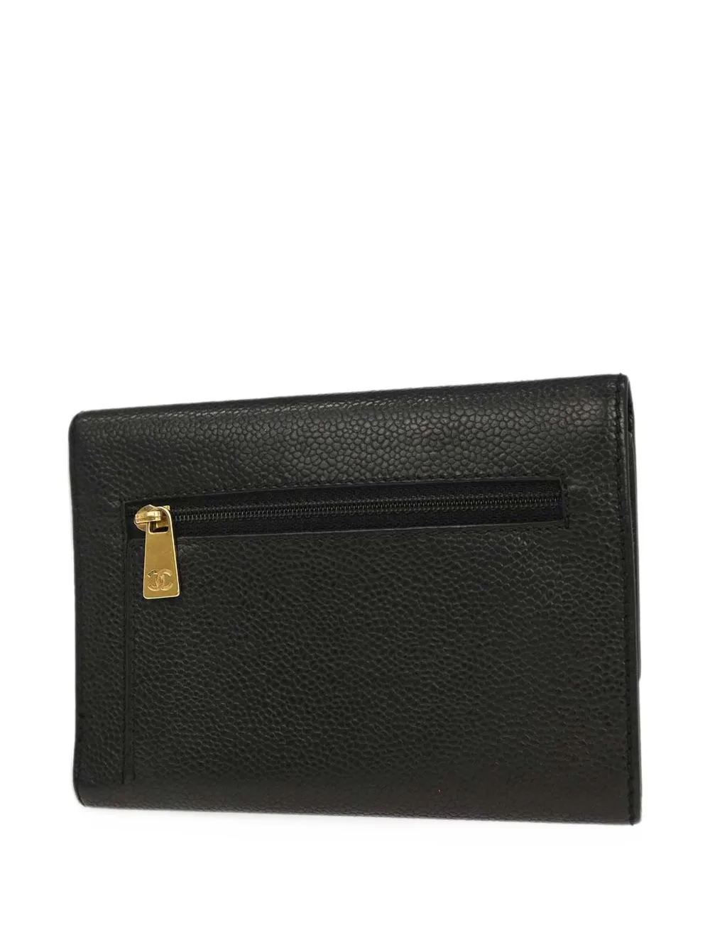 2000-2001 CC Trifold Wallet by CHANEL Pre-Owned