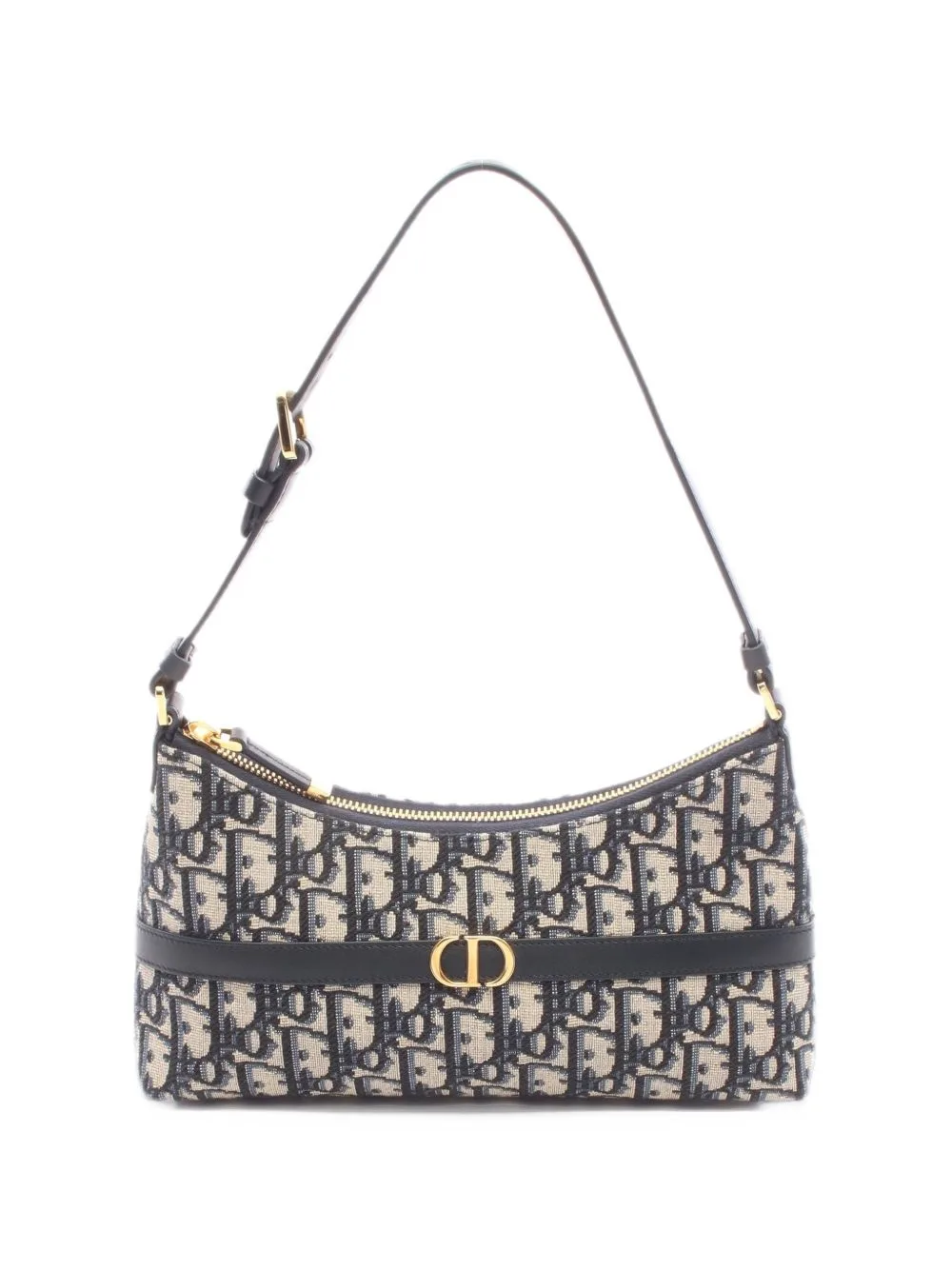 2010s 30 Montaigne Oblique Shoulder Bag by Christian Dior Pre-Owned