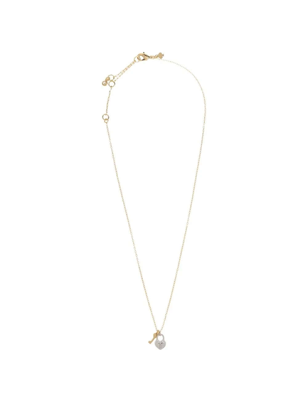 Heart-Lock Key Necklace by Kate Spade